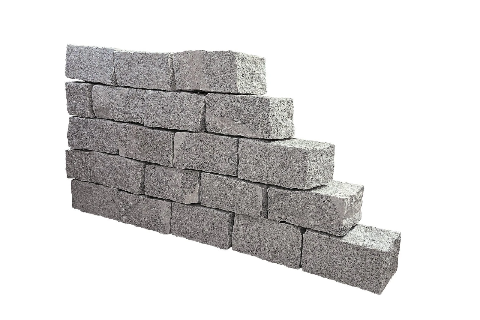 Stapelblokken Graniwall – Grey Rockface