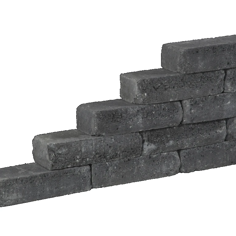 Pilestone line coal 40x15x10cm Redsun palissade