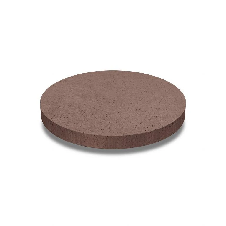 Oud hollandse tegel rond 100x100x7 roodbruin