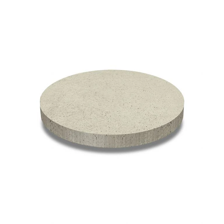 Oud hollandse tegel rond 100x100x7 crème