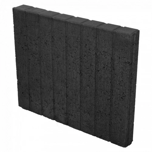 Mini Quadrobandpalissade Zwart 40x6