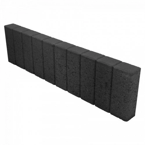 Quadrobandpalissade Zwart 25x8