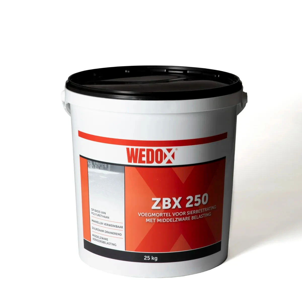 Wedox ZBX 250 Zilvergrijs 25kg