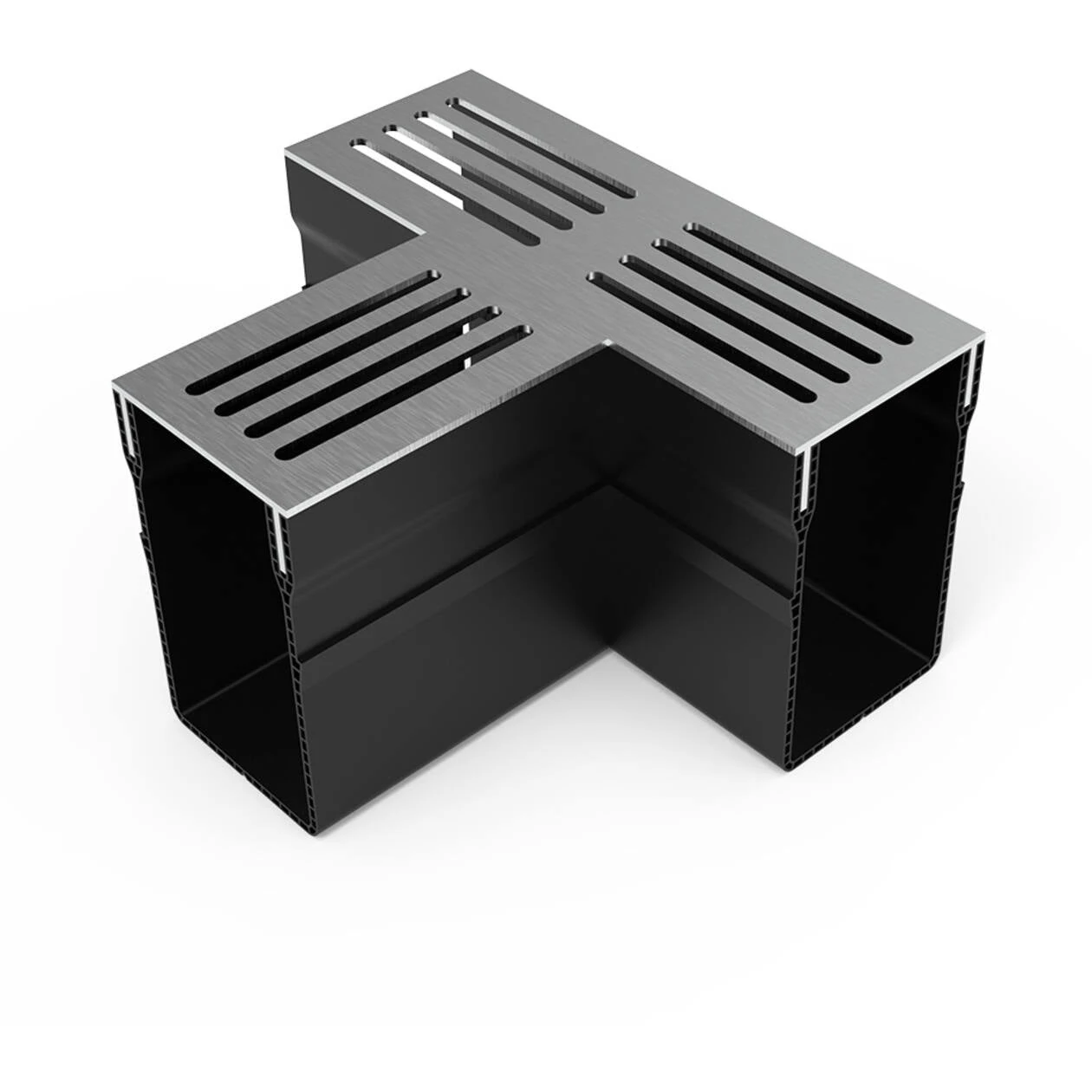 Gardendrain TEE Section RVS-Inox 65/100 mm
