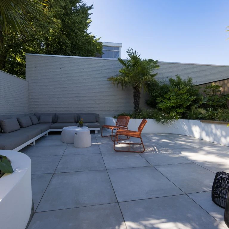 GeoCeramica® Concreet 60x60x4cm Silver