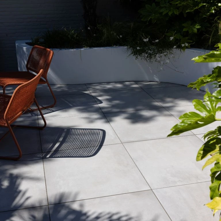 GeoCeramica® Concreet 60x60x4cm Silver