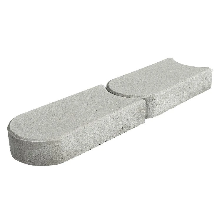 Graskantsteen Grijs 22x12x4.5cm