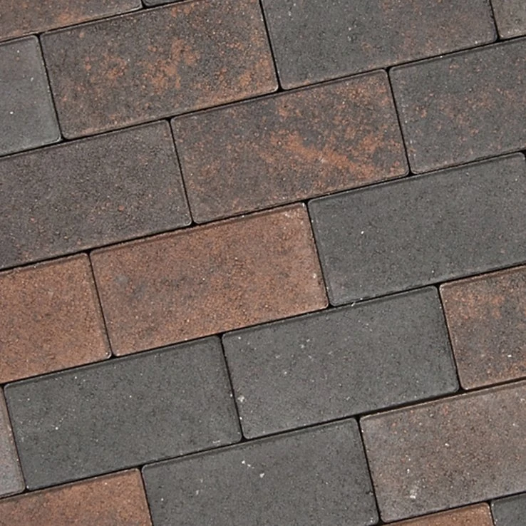 Betonklinkers Bruin-Zwart 10,5x21x8cm