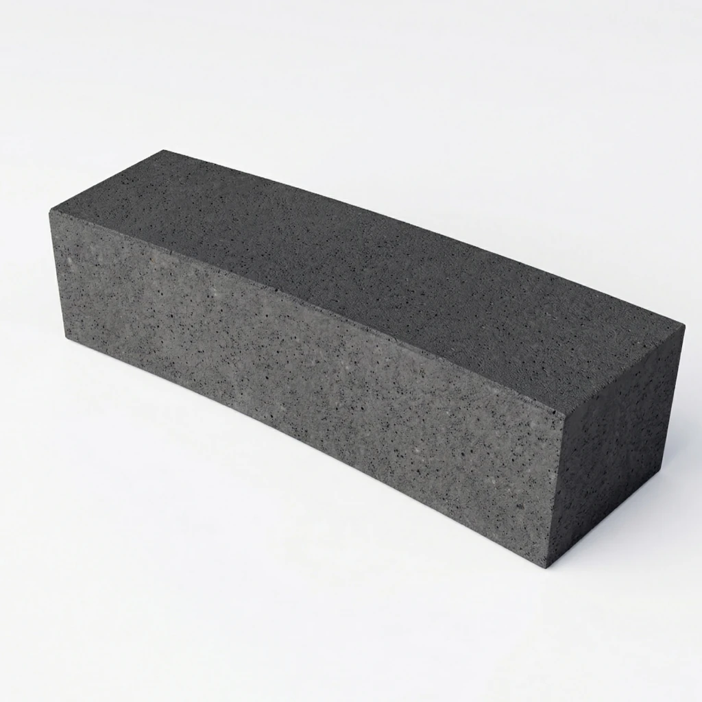 Schellevis Oudhollands Antraciet Zitelement Gebogen 200x60x47cm