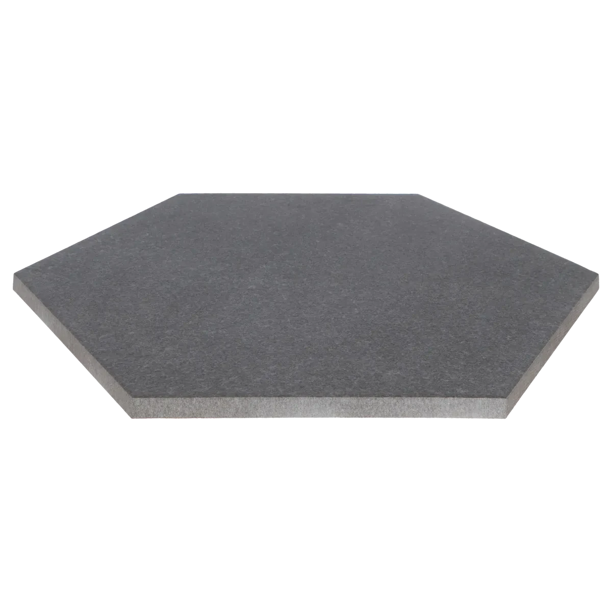 Staptegel Hexagon Basalto o 60x52x2cm Zwart