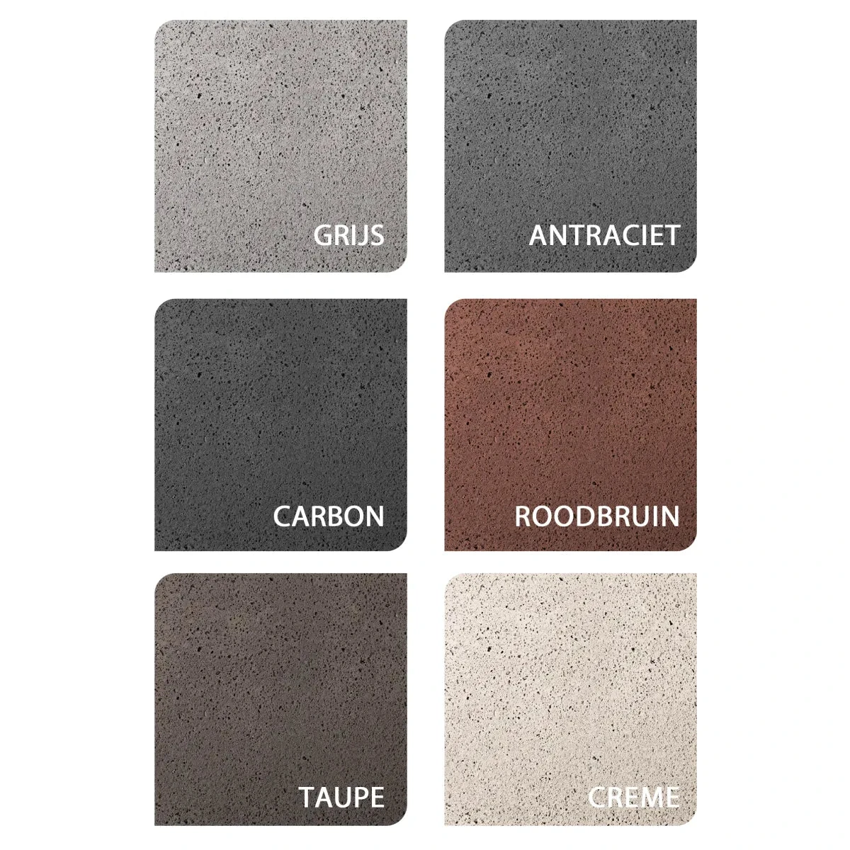 Schellevis Oudhollands Carbon Zwembadrand Tegel 100x100x5 100x100x5cm Carbon