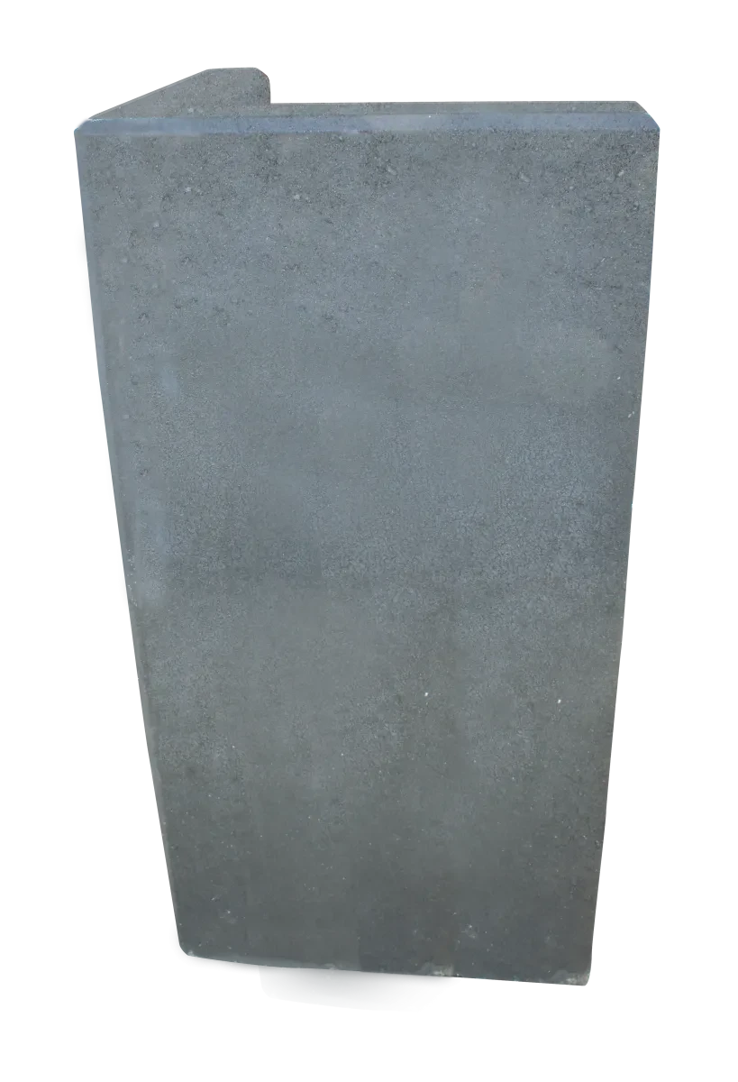 L-Hoekelement 40x80x40cm Antraciet