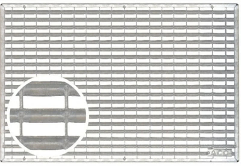 ACO Schraaprooster tbv schoonloper 60x40 cm