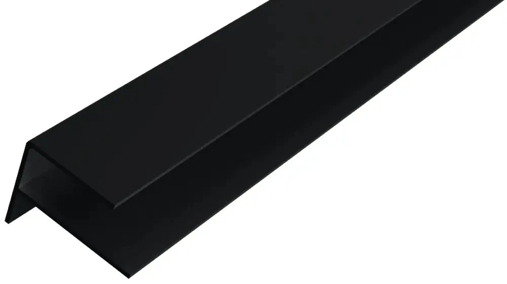 WPC WEO35-60 Alu F-profiel 65x80mm 300cm Ebony Black 6.5x8x300cm