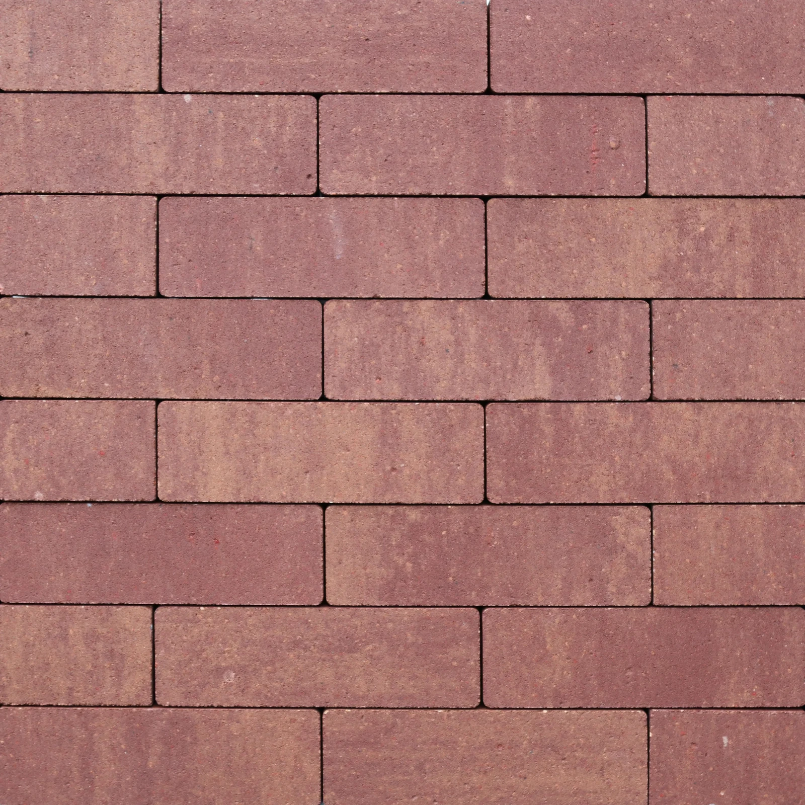 Strackstone Crown GRN+ Dikformaat vlak wijnrood/oker genuanceerd KOMO PL2 8x7x21cm