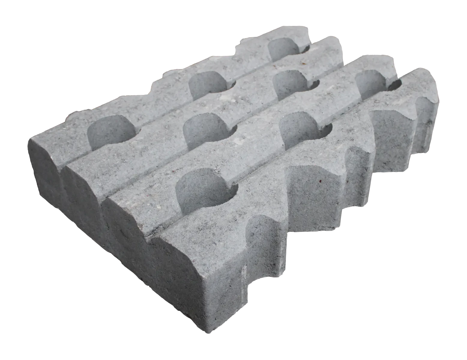 Grasbetontegel type D (40 cm. zijde vlak) K85911 BK15 60x40x12cm
