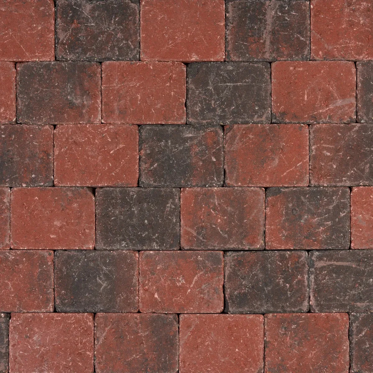 Tambour 15x20x6 rood/zwart 20x15x6cm
