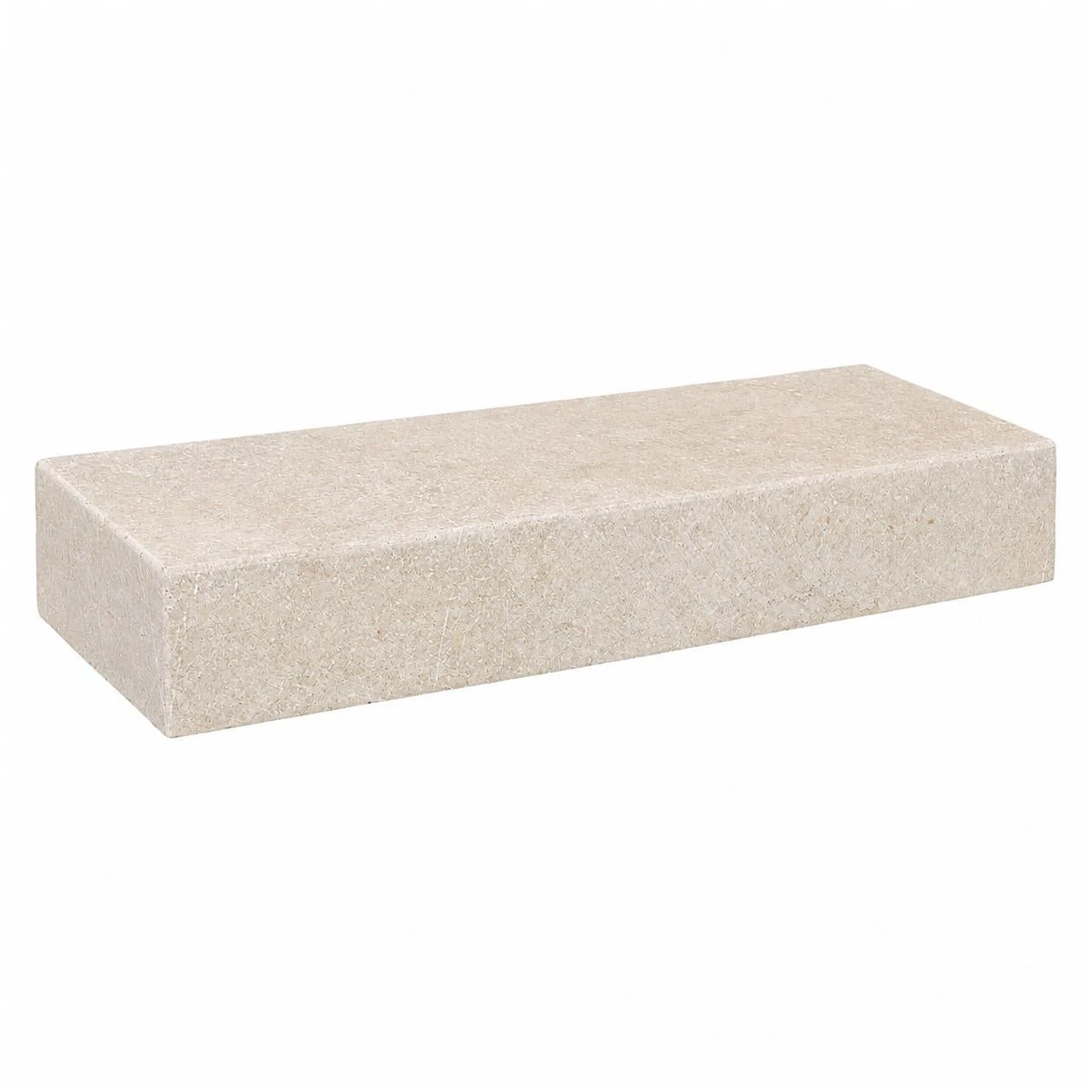 Bloktrede Kandla White Beige 100x35x15 cm